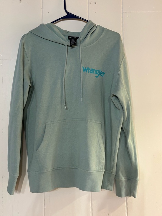 Wrangler Sweaters - Wrangler Retro Mint Green Pullover Hoodie